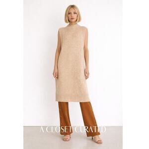Rodebjer Chaima Knit Vest Dress NWT Small Terracotta